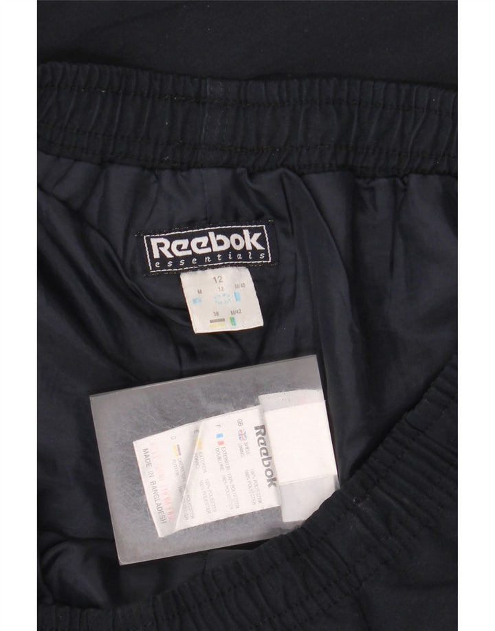 Pantaloni de trening REEBOK pentru femei UK 12 Medium Bleumarin Poliester