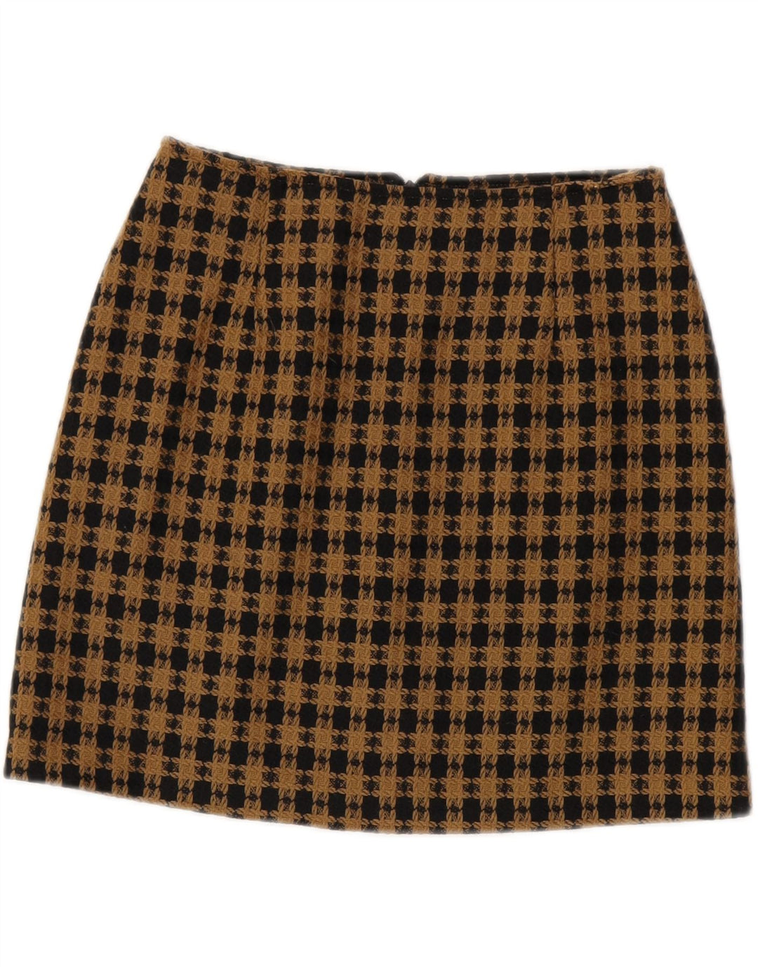 Fusta mini pentru femei Atos Lombardini IT 42 Medium W28 Brown Check Wool