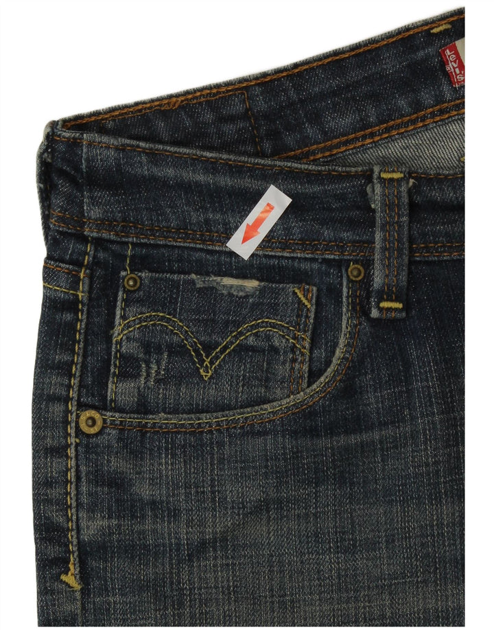 Blugi drepti pentru femei Levi's 627 W30 L27 Albastru