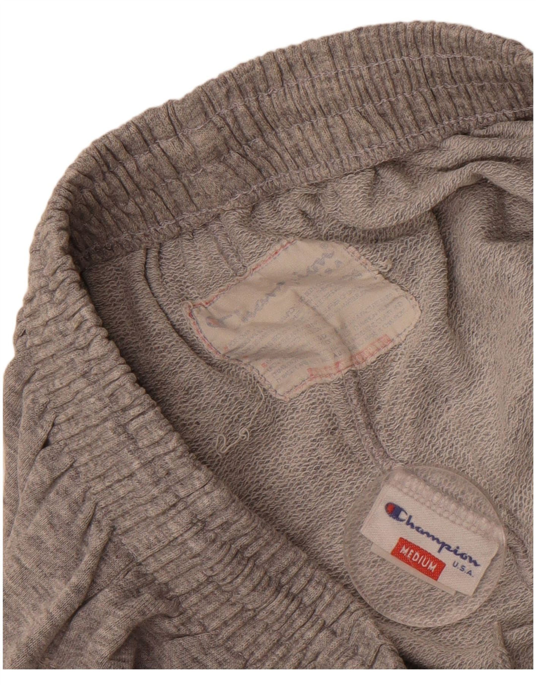 CHAMPION Womens Sport Shorts UK 14 Medium  Grey Cotton
