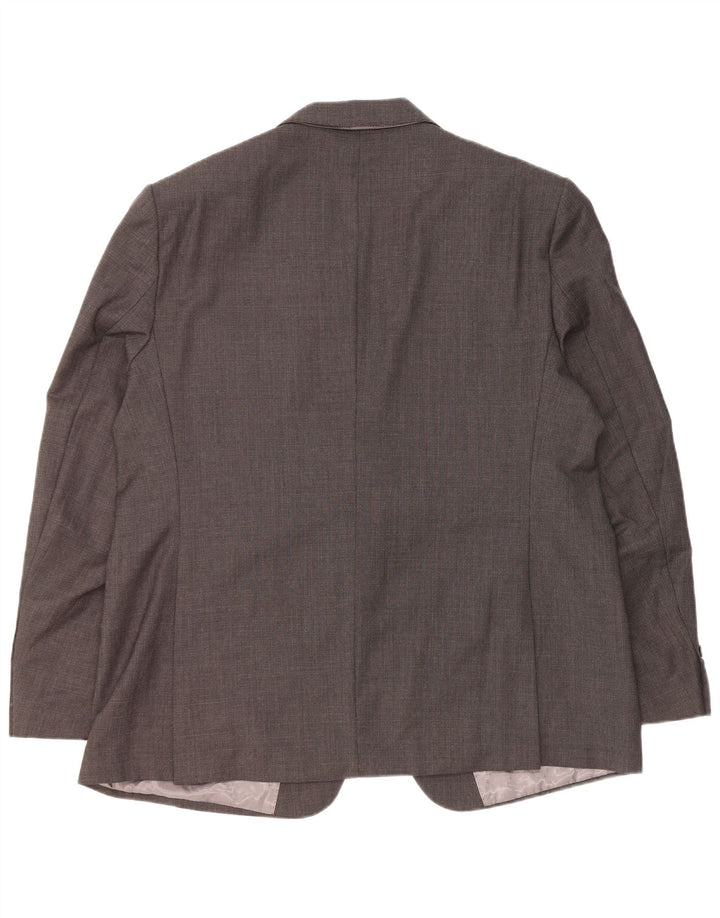 Jachetă pentru bărbați Marks & Spencer, cu 2 nasturi, cu formă regulată, 46 XL, gri