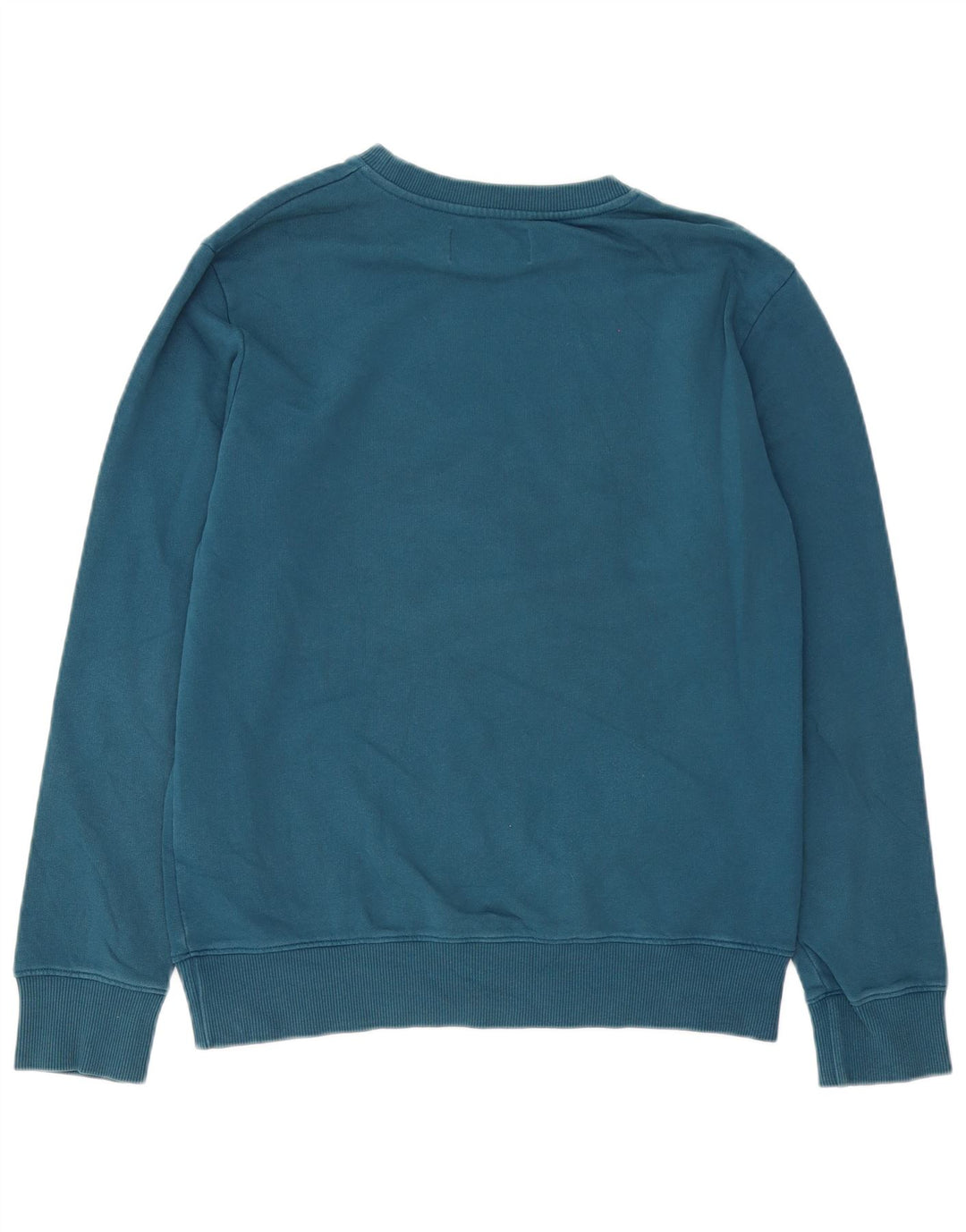 Pulover Calvin Klein Jeans pentru bărbați cu grafică, bumbac albastru mediu