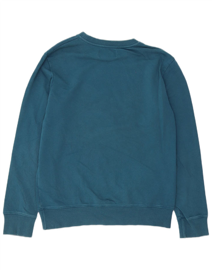 Pulover Calvin Klein Jeans pentru bărbați cu grafică, bumbac albastru mediu