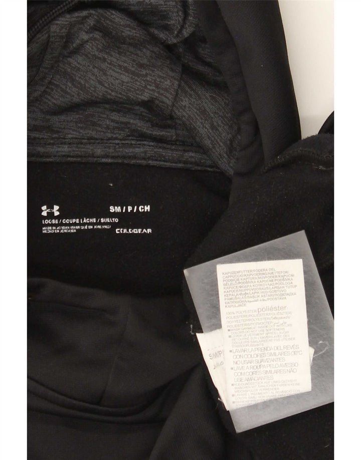 Pulover Under Armour Cold Gear Graphic pentru bărbați, poliester mic, negru
