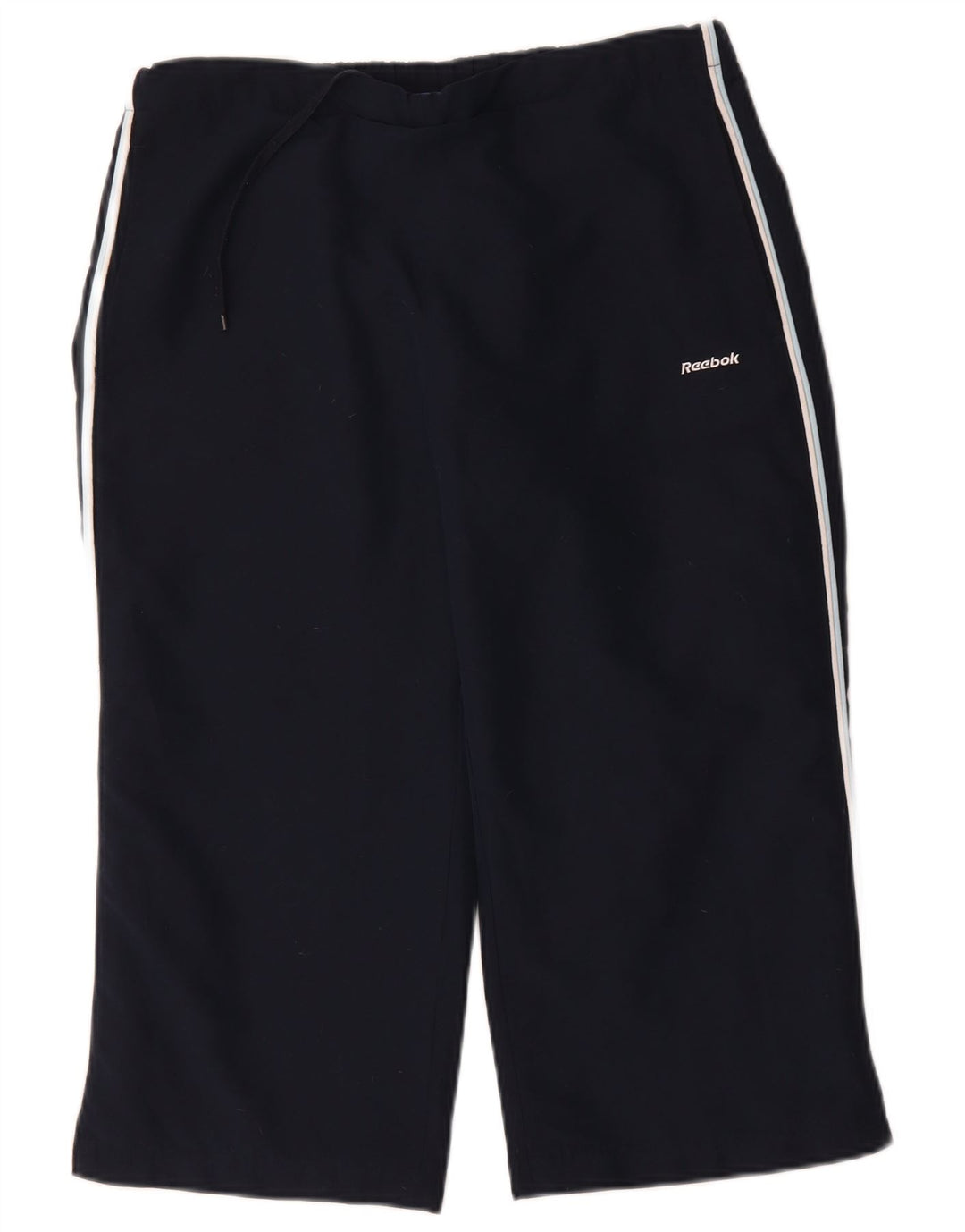 Pantaloni de trening Reebok Capri pentru femei UK 12 Medium Bleumarin Poliester