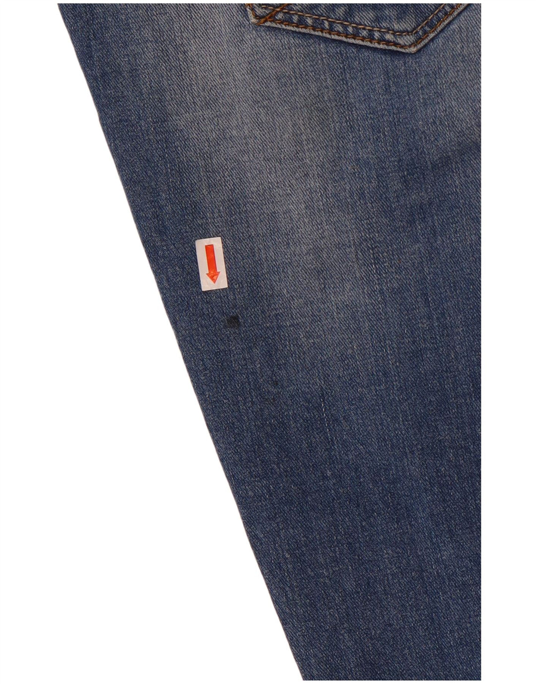 Fat Face Blugi Distressed drepte pentru femei W30 L28 Bumbac albastru