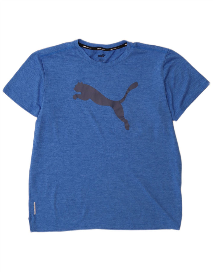 Tricou grafic Puma pentru bărbați Top Large Blue