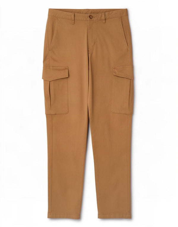 Pantaloni cargo slim pentru bărbați Zara EU 38 Mici L30 L27 Bej Bumbac