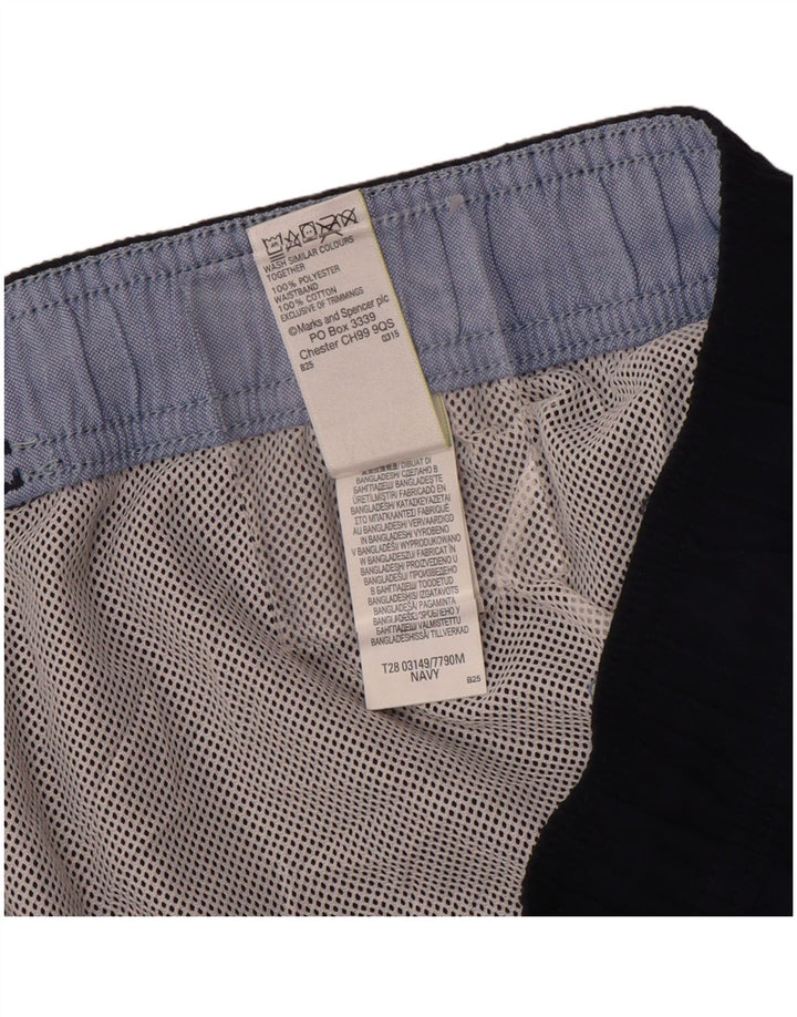 Pantaloni scurți de înot pentru bărbați Marks & Spencer, poliester mediu albastru bleumarin