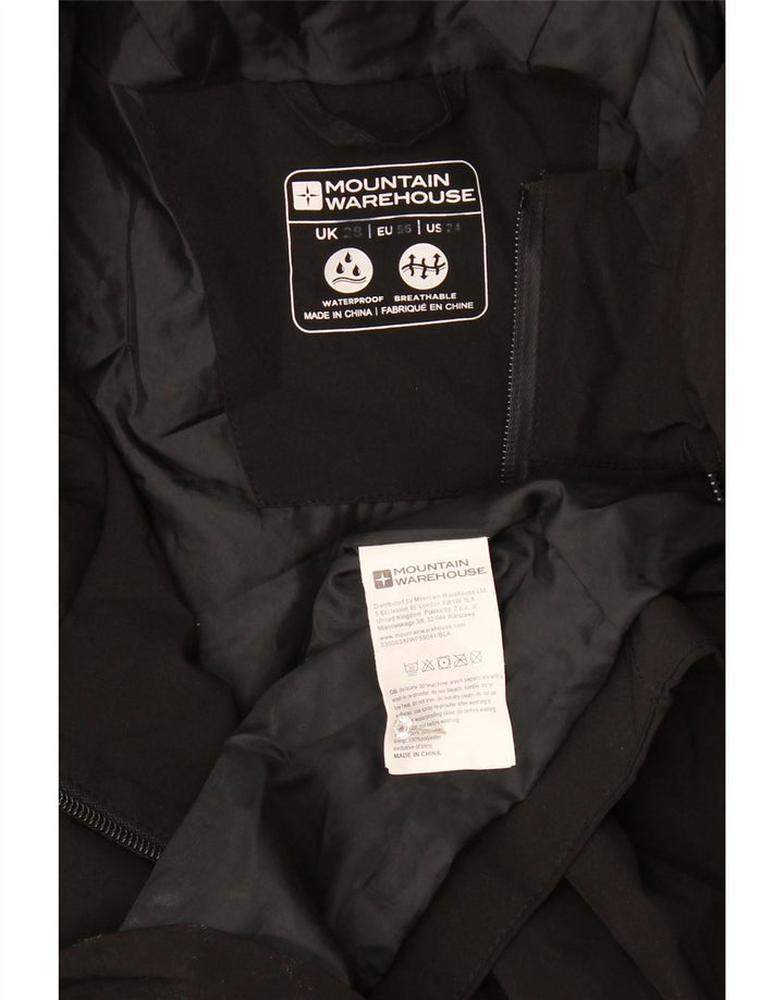 Pelernă de ploaie cu glugă pentru femei Mountain Warehouse UK 28 6XL Poliester negru