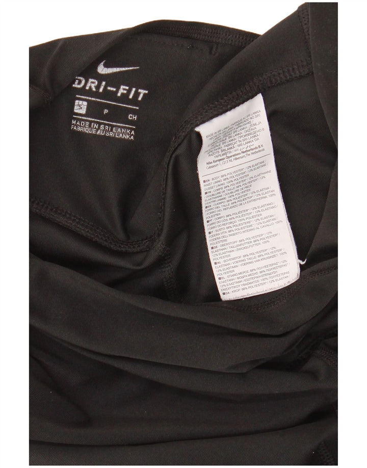 Leggings Nike Dri Fit Graphic pentru femei UK 10 Poliester negru mic