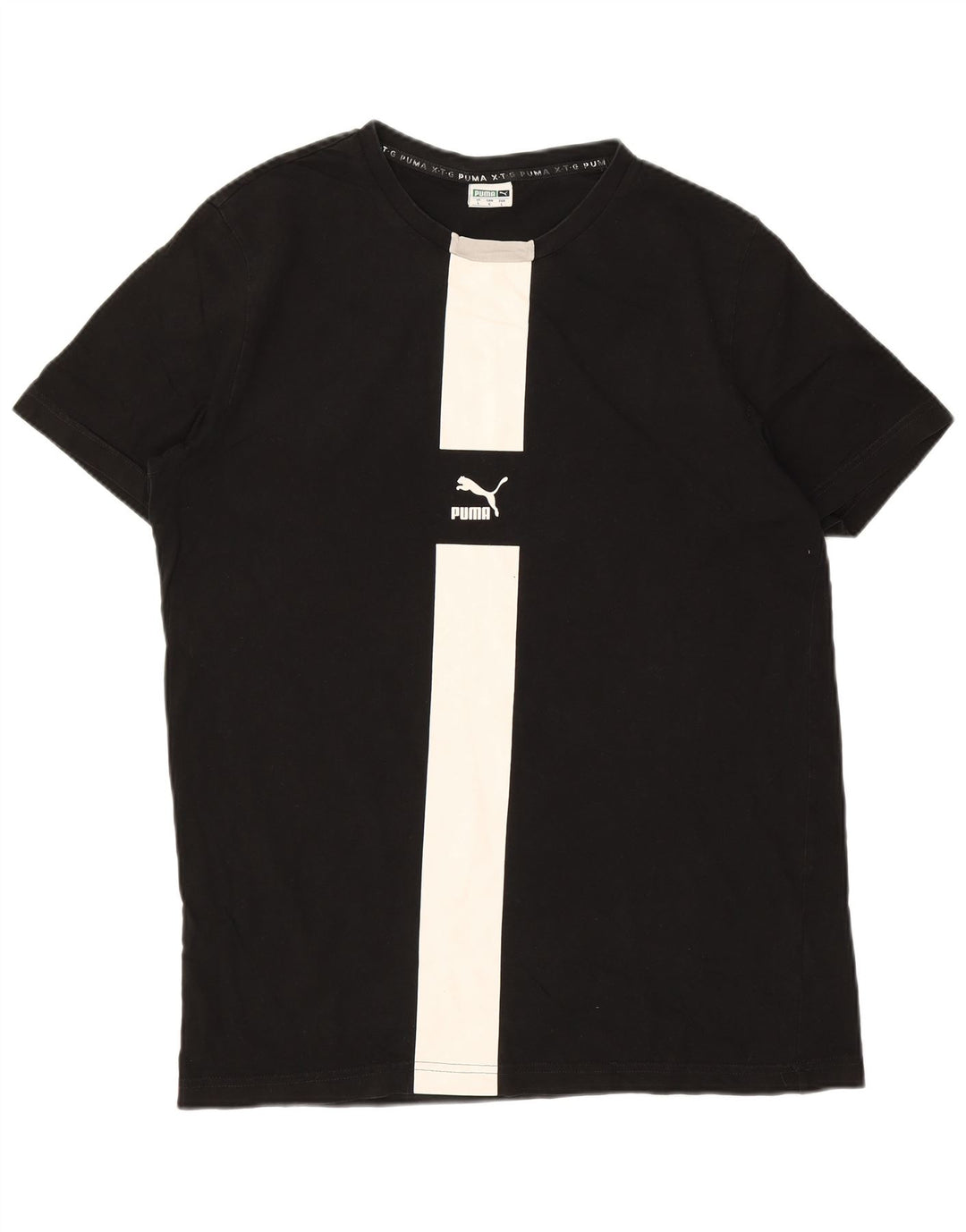 Tricou pentru bărbați PUMA Top mare negru Colorblock