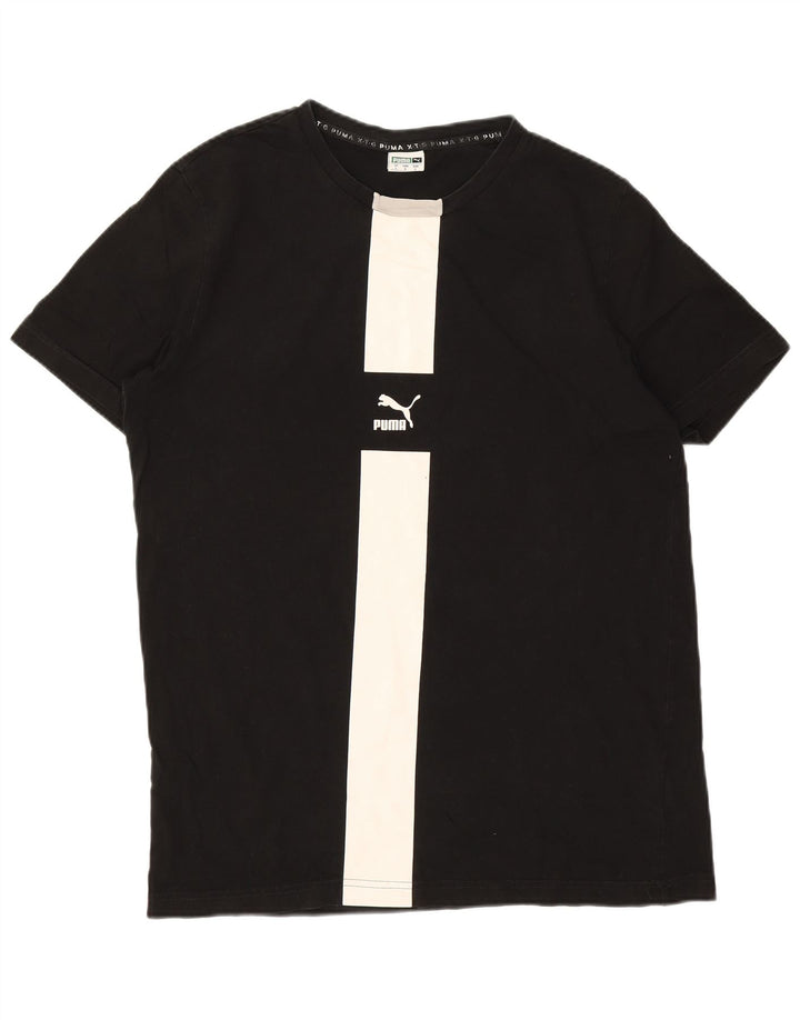 Tricou pentru bărbați PUMA Top mare negru Colorblock