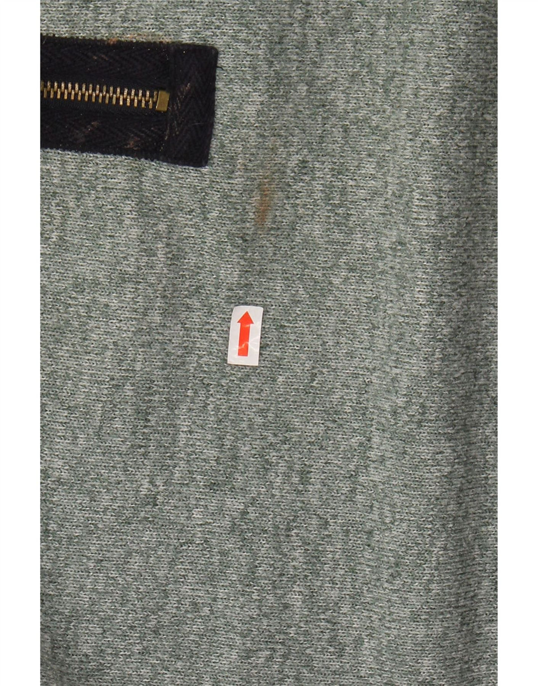 Pulover pentru bărbați JOULES, cu fermoar, cu decolteu, din poliester mare cu pături verzi