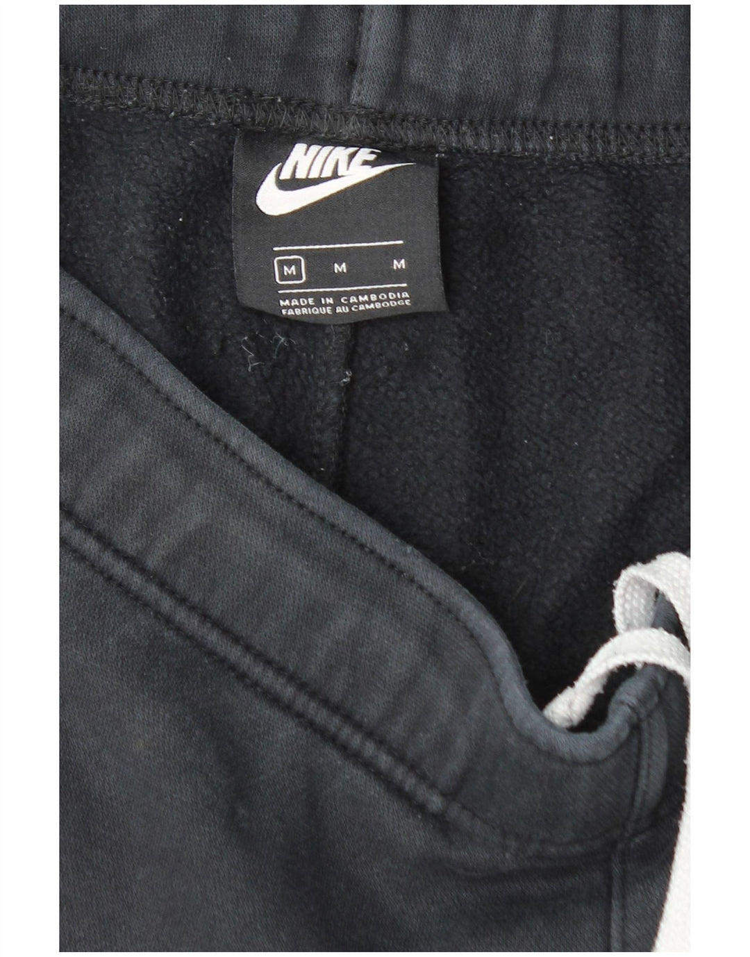 Pantaloni de trening pentru bărbați NIKE Pantaloni de jogging, mediu negru, bumbac color bloc