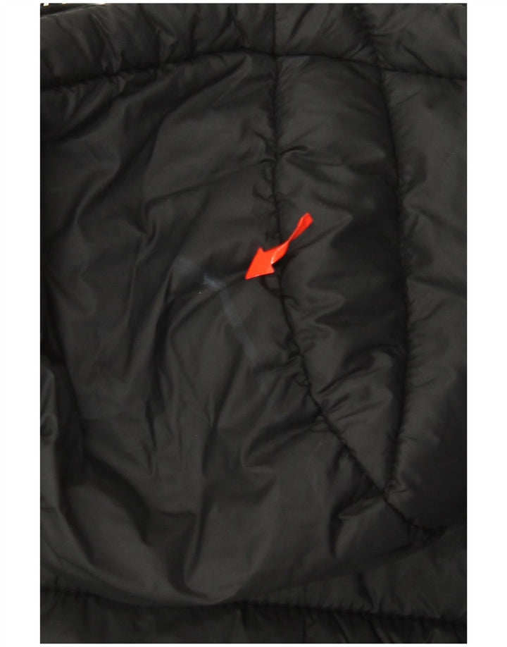 Jachetă căptușită cu glugă Superdry pentru bărbați UK 38 Medium Black Nylon