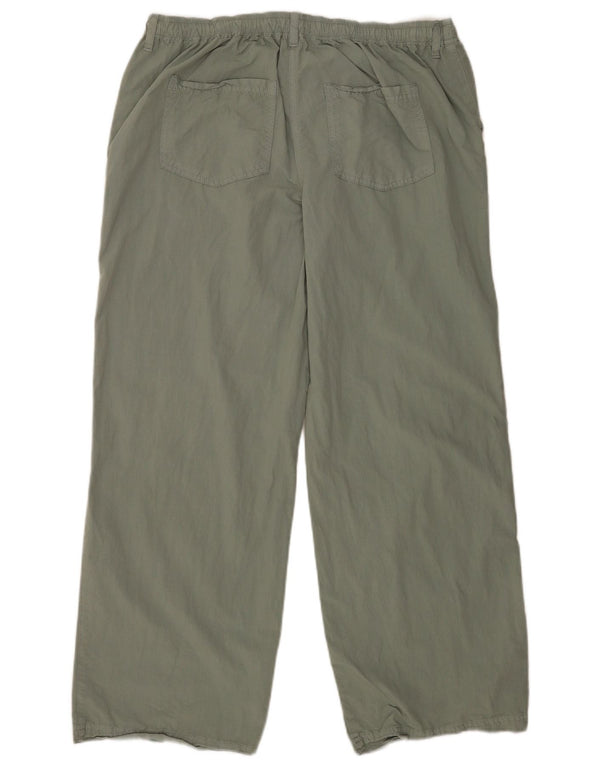 Pantaloni casual Topshop pentru femei, cu croiala relaxată, UK 12 Medium L34 L29, bumbac gri