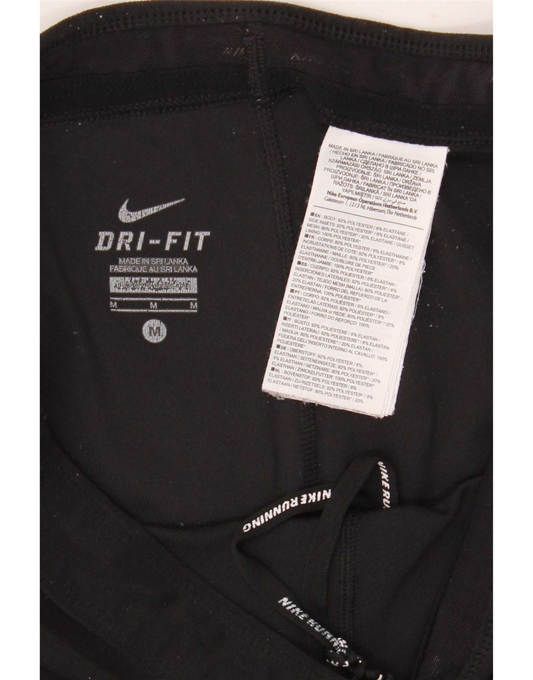 Leggings Nike Dri Fit pentru femei UK 14 Poliester mediu negru