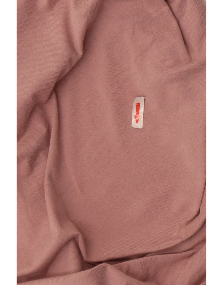 Tricou Jack & Jones pentru bărbați Top din bumbac roz mediu
