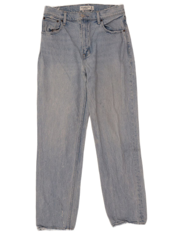 ABERCROMBIE & FITCH Blugi drepti pentru femei US 6 Medium W28 L27 Albastru