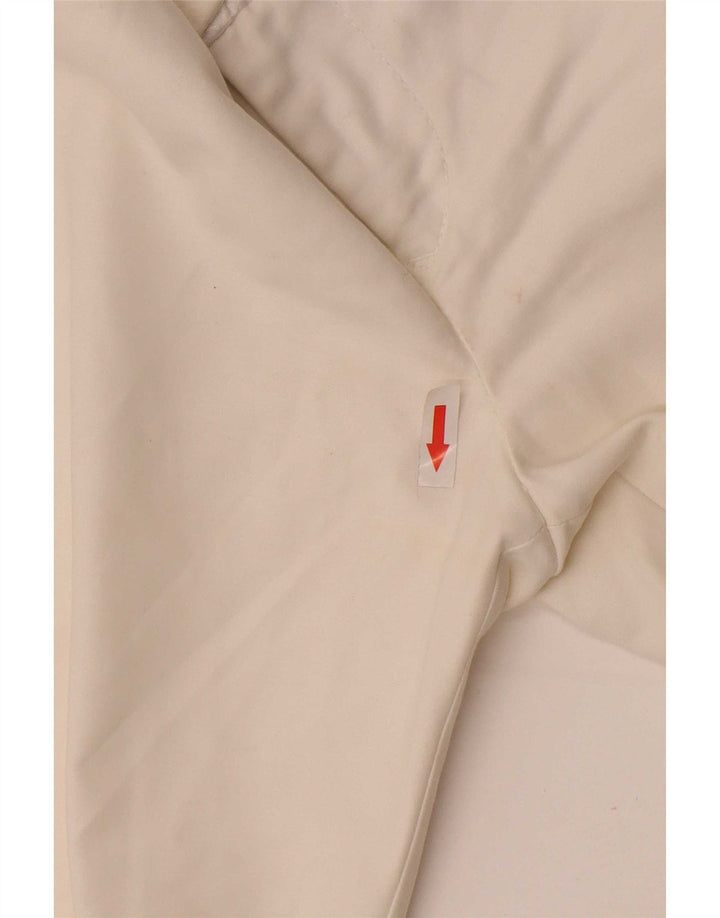 Pantaloni scurti chino Tommy Hilfiger pentru femei W30, bumbac alb mediu