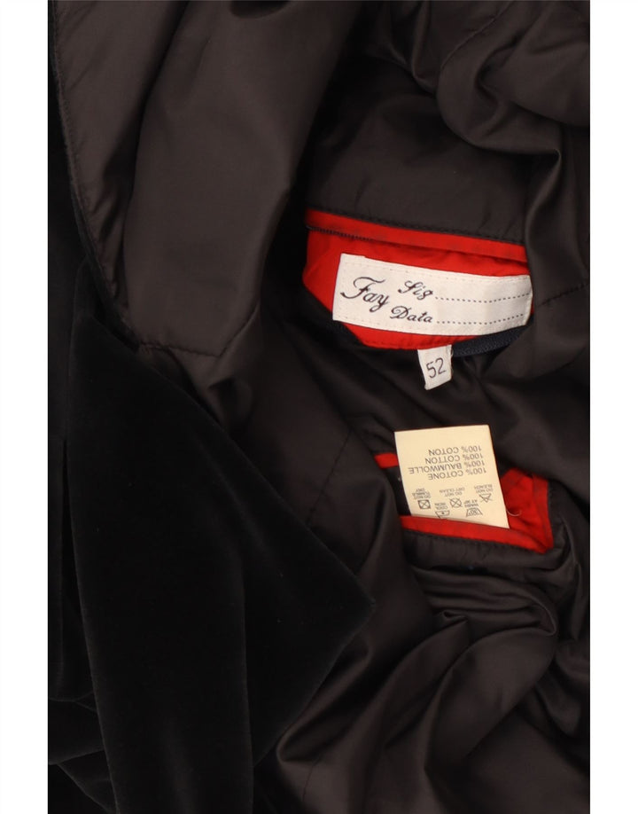 FAY Jachetă pentru bărbați cu 3 nasturi IT 52 XL bumbac negru