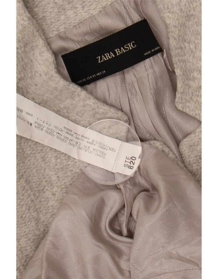 Pardesiu deschis pentru femei Zara UK 6 XS Acetat gri