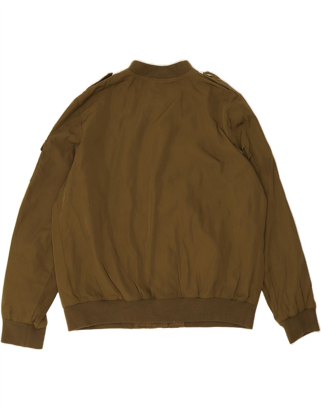 MICHAEL KORS Mens Military Bomber Jacket UK 42 XL Khaki Polyester Vintage Michael Kors and Second-Hand Michael Kors from Messina Hembry 