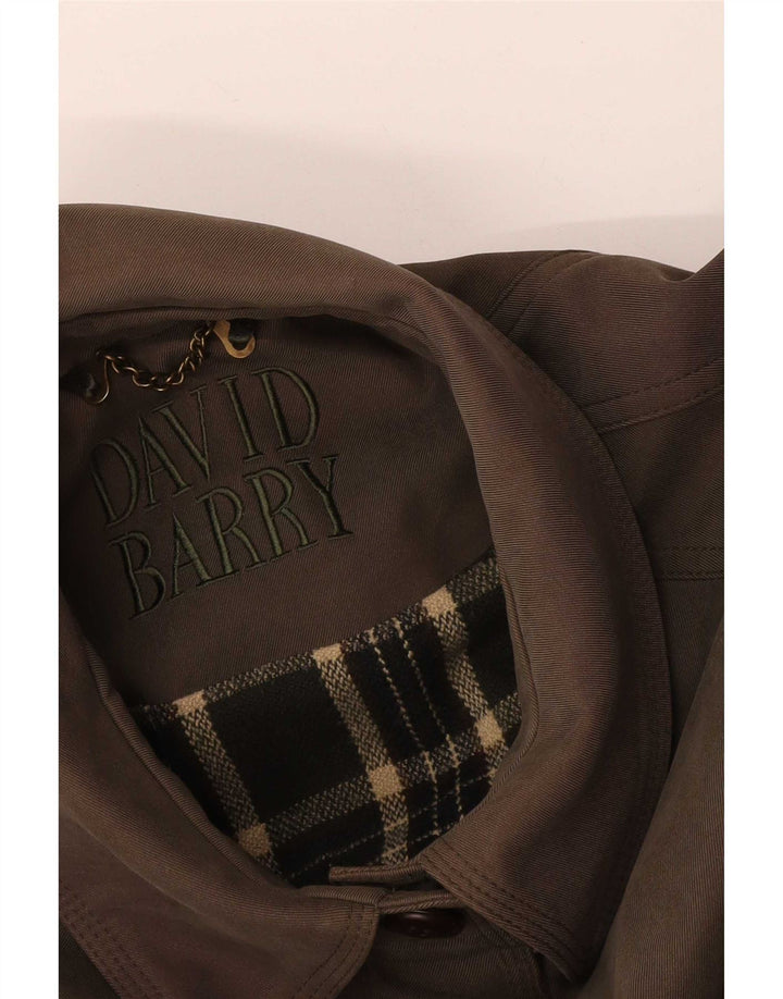 Trench pentru femei David Barry UK 12 Maro Mediu