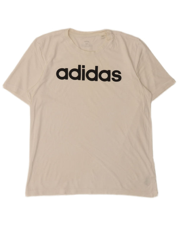 Tricou grafic pentru bărbați Adidas Top Medium White Bumbac