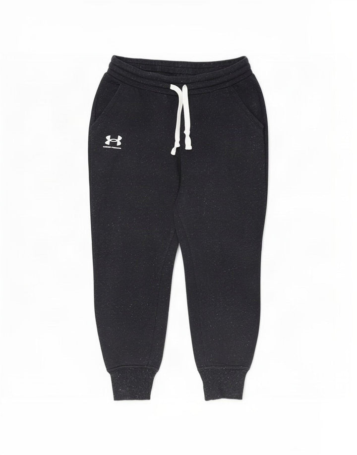 Pantaloni de trening Under Armour pentru bărbați Joggeri, bumbac mediu negru