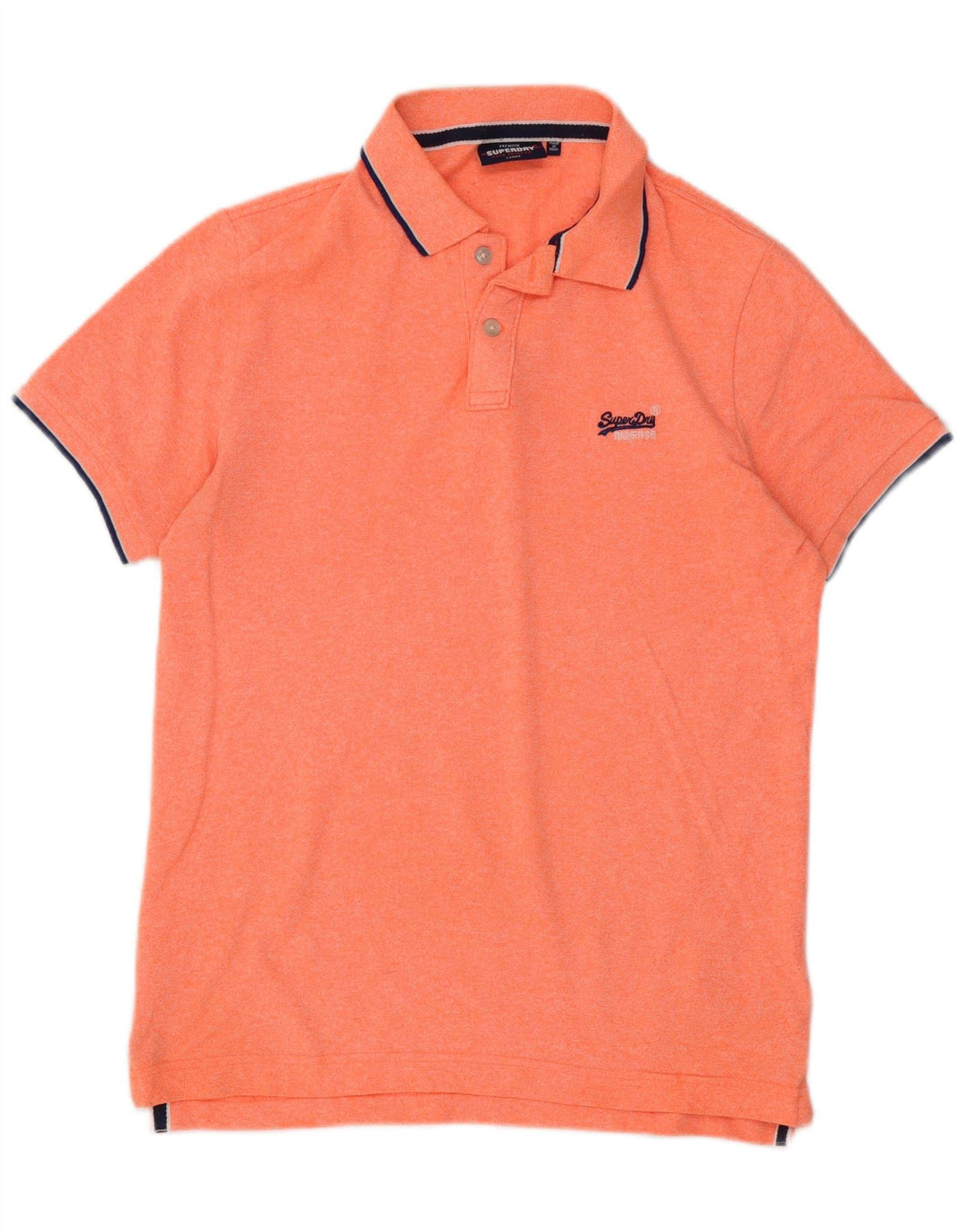 Tricou polo pentru bărbați Superdry, bumbac portocaliu mare