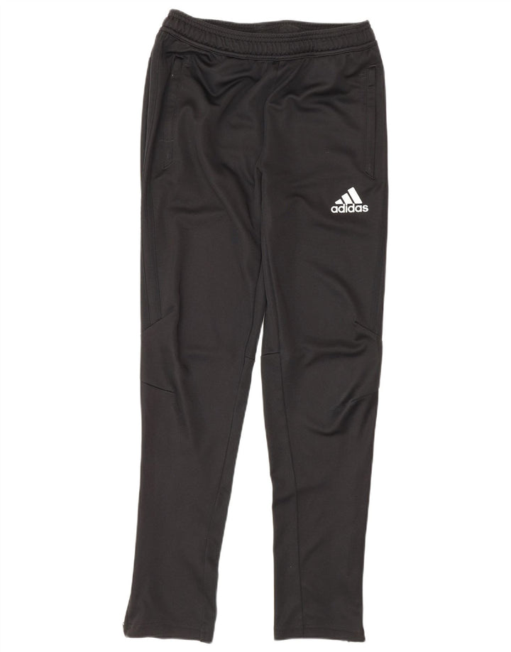 Pantaloni de trening Adidas Climacool pentru baieti 13-14 ani poliester negru