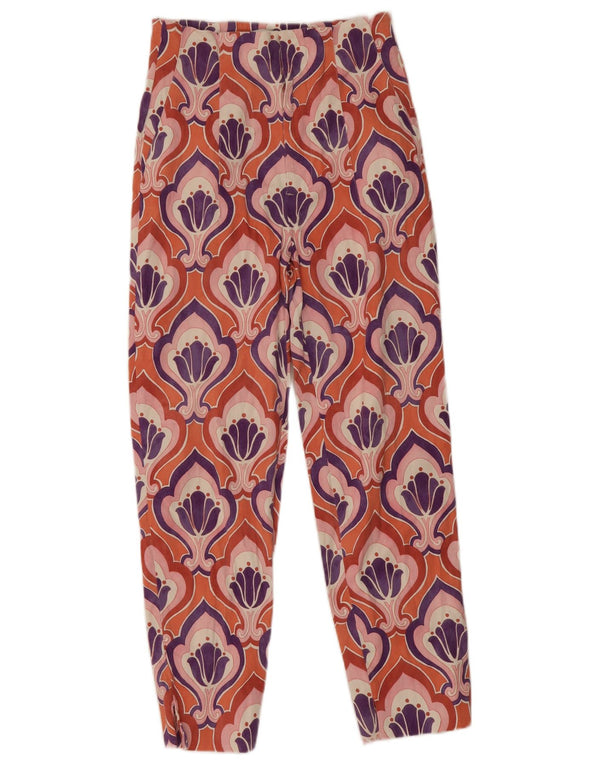 Pantaloni casual pentru femei cu talie înaltă Zara EU 34 2XS L24 L25 Multicolori