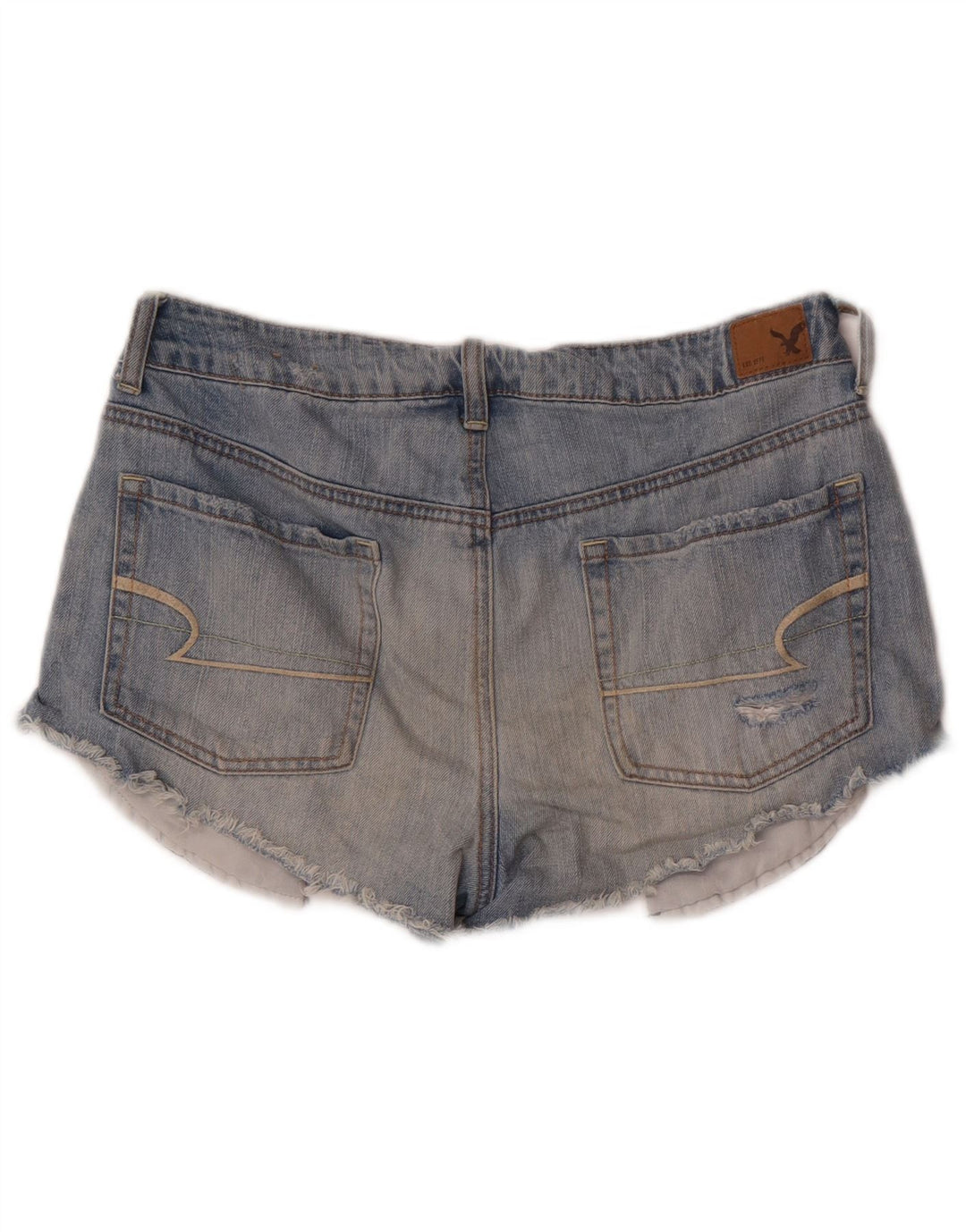 Pantaloni scurți din denim învechit pentru femei American Eagle US 8 Medium W30 Blue