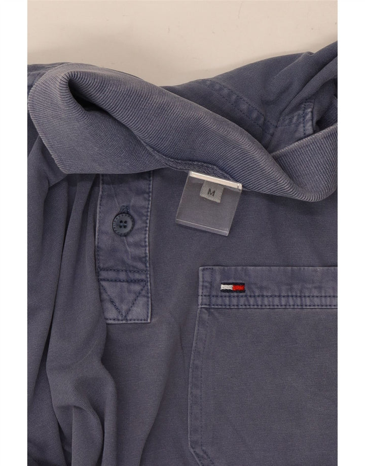 Tricou polo TOMMY HILFIGER pentru bărbați, bumbac mediu albastru bleumarin