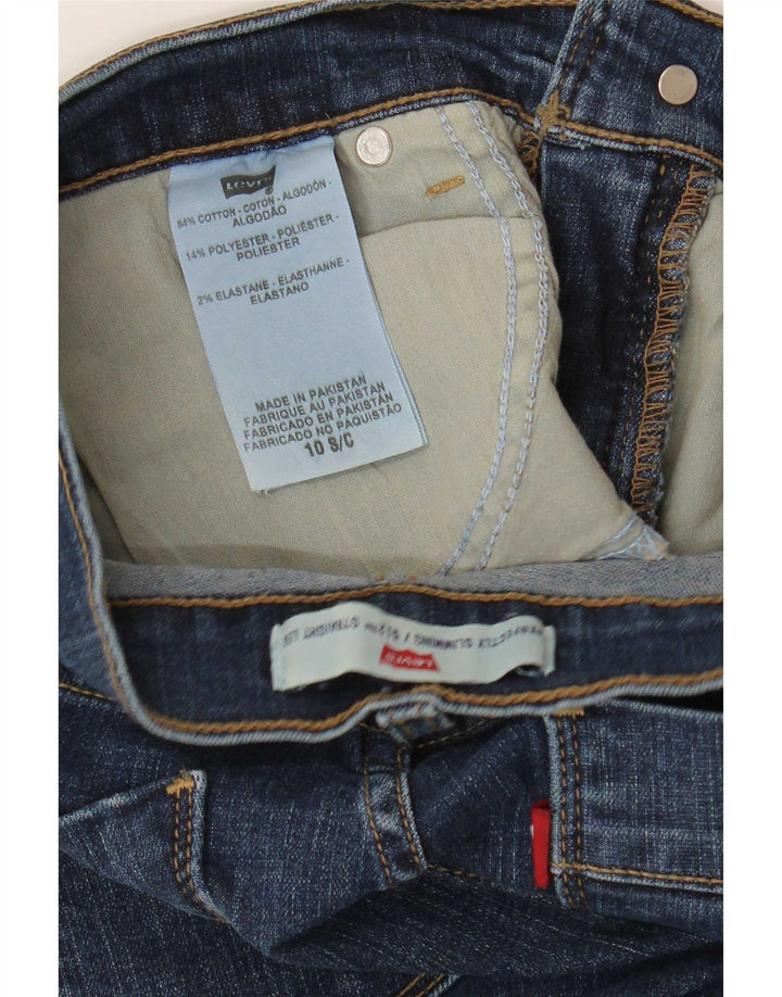 Blugi drepti pentru femei Levi's 512 US 10 Large W28 L29 Bleumarin