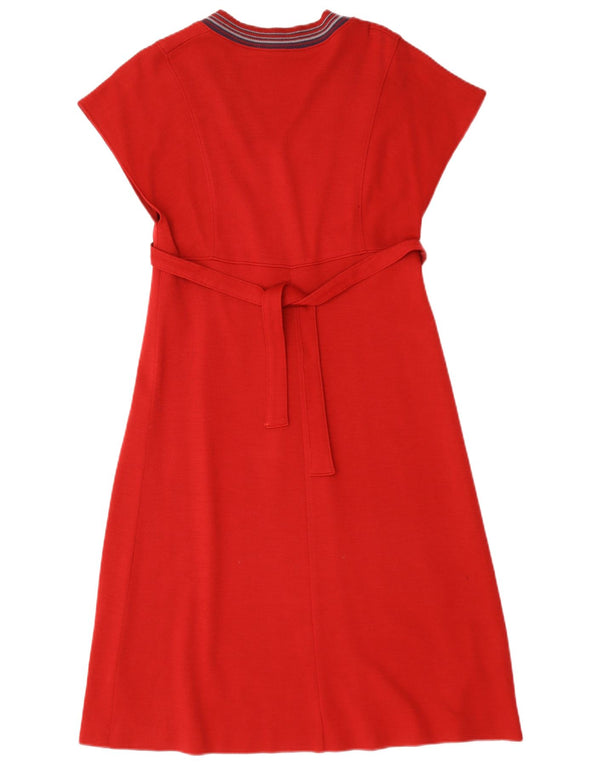 Rochie A-Line Vintage pentru femei UK 12 Medium Red