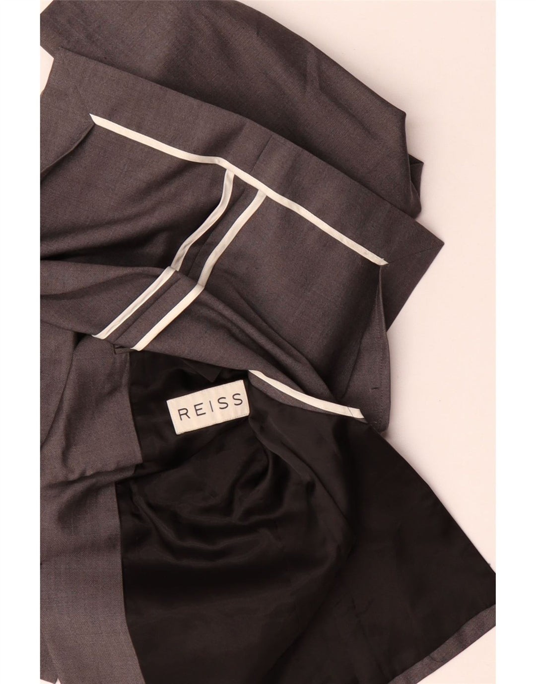 Jachetă pentru bărbați Reiss cu 2 nasturi, UK 38, lână, gri mediu