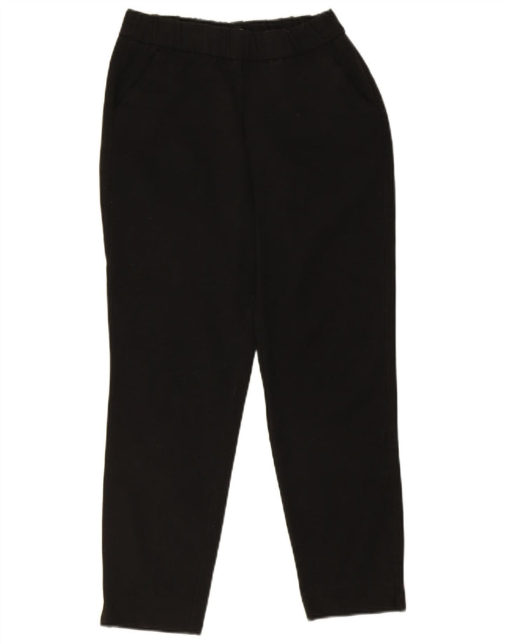 Pantaloni slim decupați Zara pentru femei Mici L26 L24 Negri