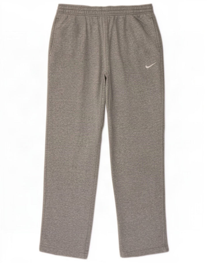 Pantaloni de trening Nike pentru bărbați, bumbac cu pete gri mediu