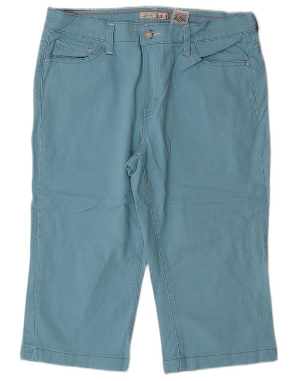 Blugi Levi's pentru femei 515 Capri US 12 Large W34 Blue Cotton Classic