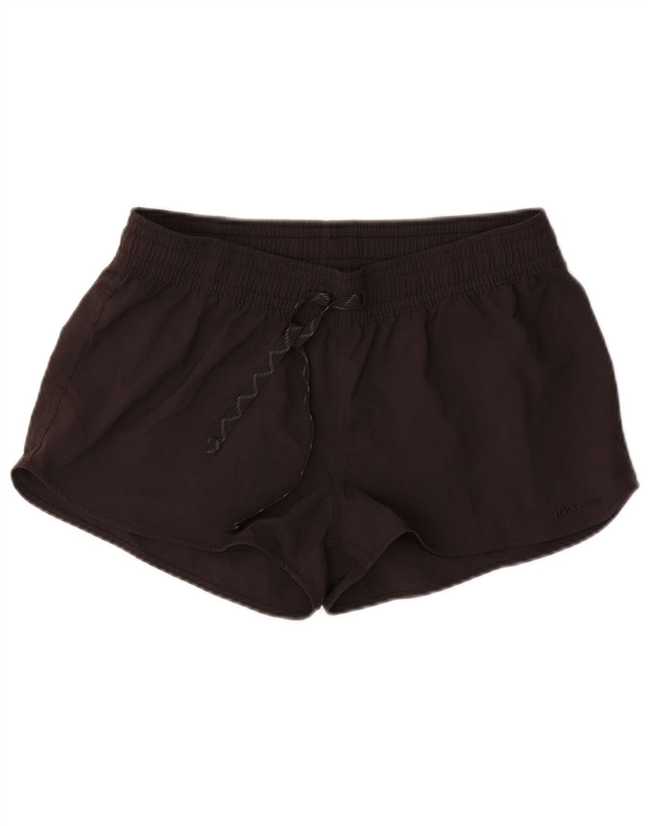 Pantaloni scurti sport Patagonia pentru femei UK 14 Poliester mediu negru