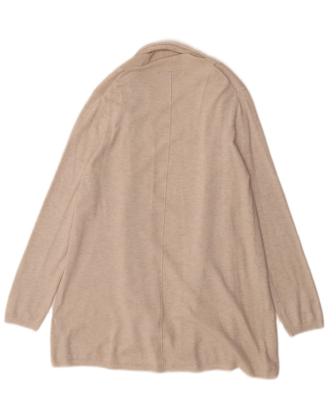 Pulover cardigan deschis pentru femei Zara UK 14 Medium Beige Viscose