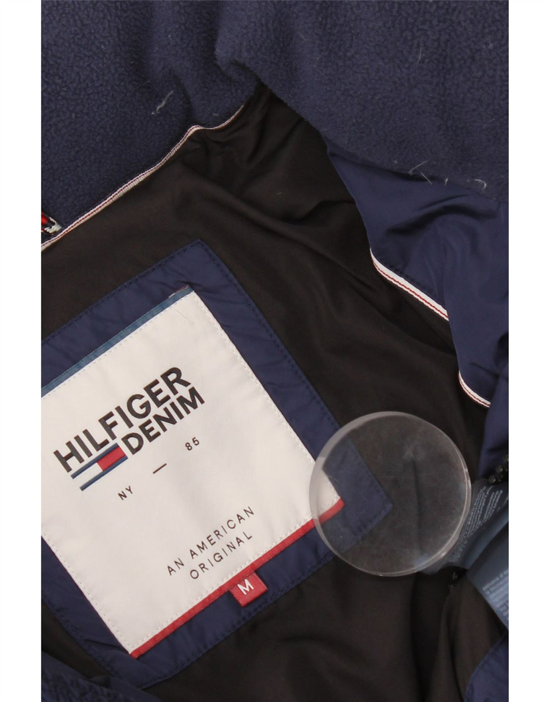 Jachetă căptușită pentru bărbați Tommy Hilfiger UK 38 Medium Navy Blue Marine