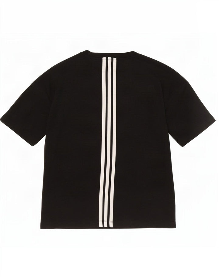 Tricou supradimensionat pentru femei Adidas UK 4/6 XS poliester gri