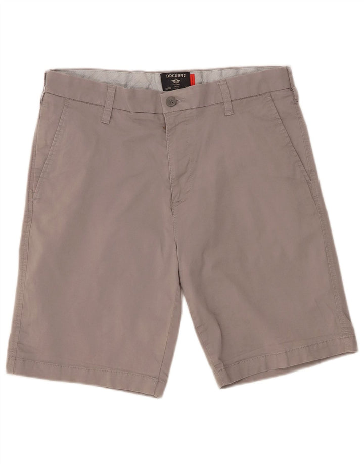 Pantaloni scurți chino pentru bărbați DOCKERS W32 bumbac gri mediu