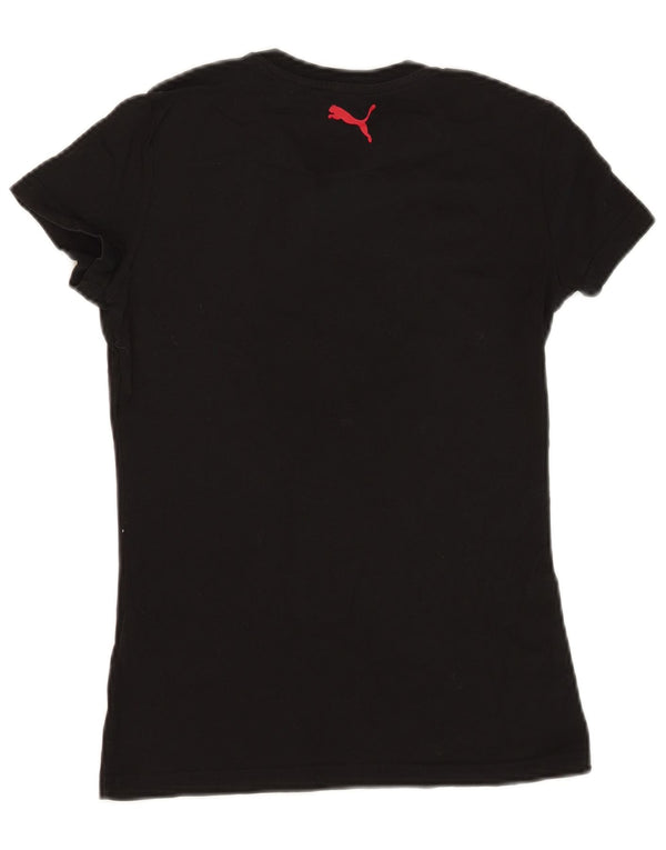 Tricou grafic PUMA pentru femei AC Milan Top UK 10 Small Black Bumbac