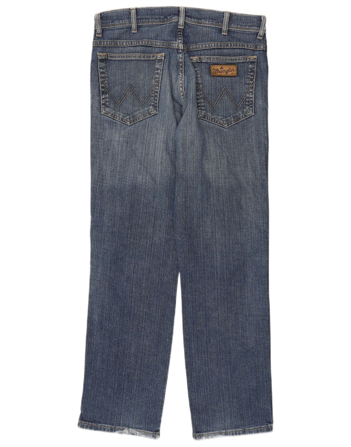 Blugi drepti pentru bărbați Wrangler W32 L30 albastru
