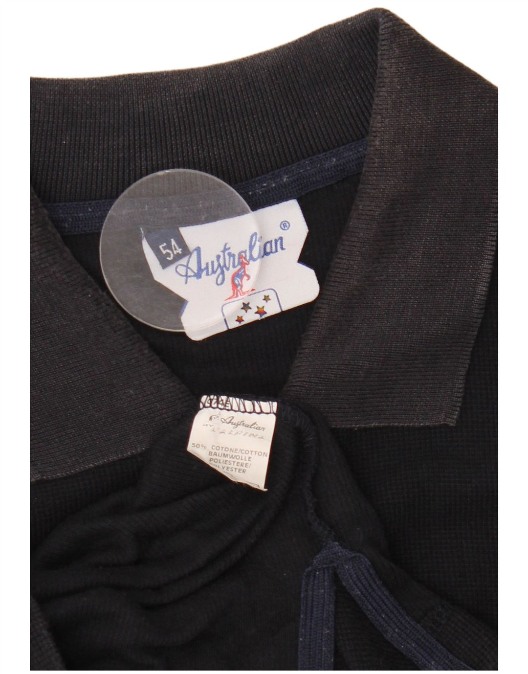 Cămașă cu mânecă scurtă pentru bărbați AUSTRALIAN L'ALPINA IT 54 XL bumbac bleumarin